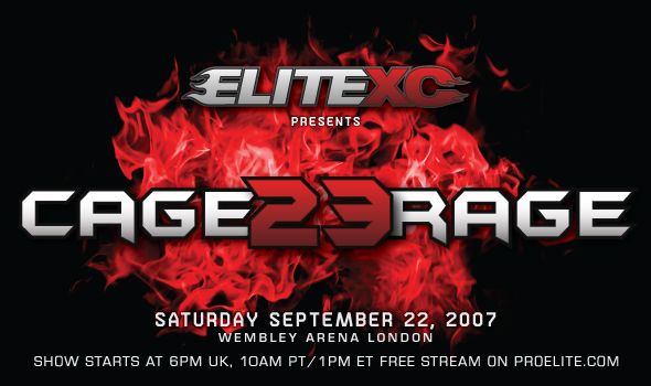 Cage Rage 23 "Unbelievable" rezultati