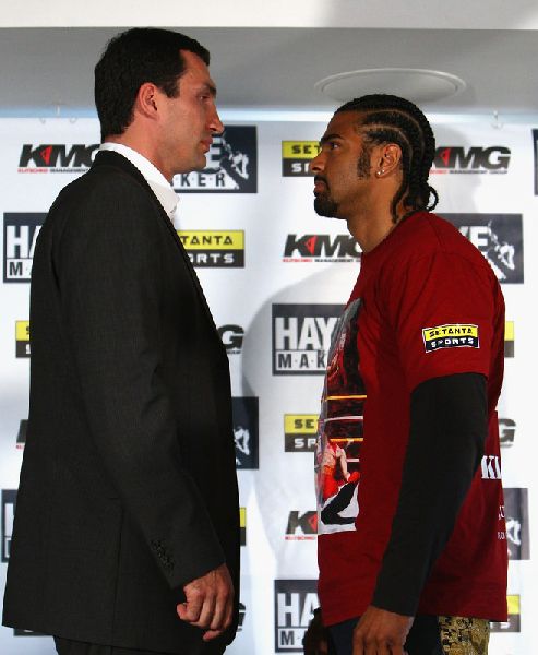 Boks spektakel Klitschko vs Haye
