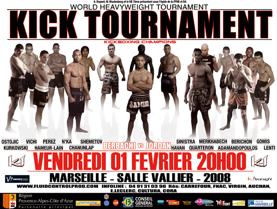 Kick Tournament 2008 - fightcard Kick Tournament 2008 - fightcard