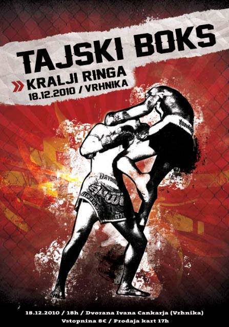 Kralji Ringa - Tajski boks to soboto na Vrhniki Kralji Ringa - Tajski boks to soboto na Vrhniki