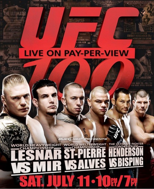 UFC 100 - nagradno glasovanje zmagovalcev UFC 100 - nagradno glasovanje zmagovalcev