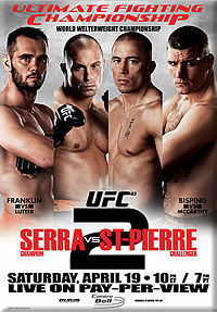 UFC 83:Serra vs St-Pierre 2 - jutri