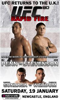 UFC 80: Rapid Fire - jutri