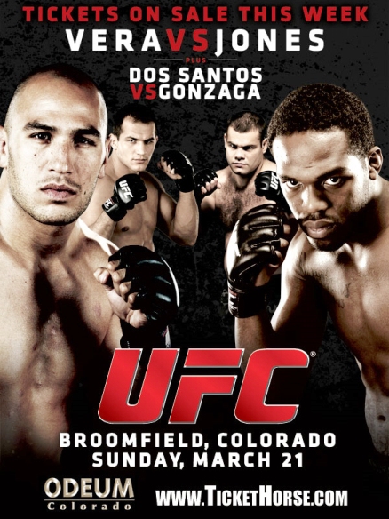 UFC LIVE 1: Vera vs Jones - to nedeljo