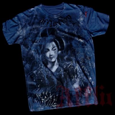 Affliction T-Shirt Geisha Bamboo