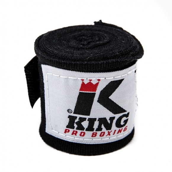 King Proboxing povoji za roke (bandaže) 4,6 m - Black