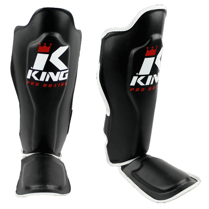 AKCIJA| King Pro Boxing ščitniki za golenico in nart (kikerji) K1 Black/White